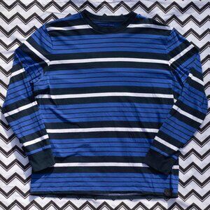 -XL- AMERICAN EAGLE Striped Longsleeve | Casual Mens Fashion | 100% Cotton